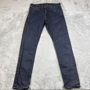 Polo Ralph Lauren Dungaree Jeans Mens 30x31 Blue Straight Leg  Zipper Pocket